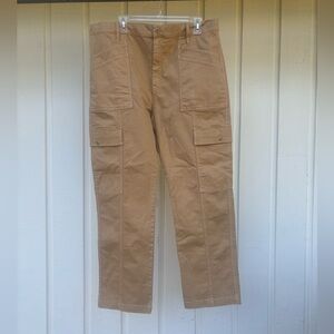 Madewell 90’s High Waisted Straight Cargo Pant - Tan - XL